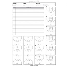 Taktifol – Foglio Tattico Per Calcio 60x80 Cm, Adesione Elettrostatica, Lavabile A Secco