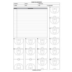 4 Blocchi Piano Allenamento Basket